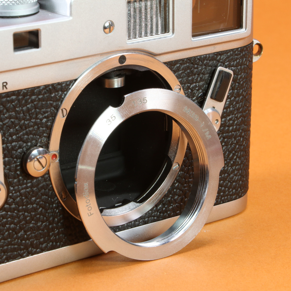 Fotodiox Lens Mount Adapter - M39 to Leica M Mount Adapter (35/135mm)
