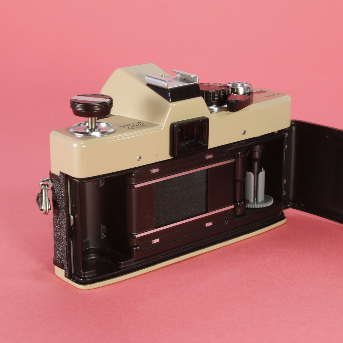 Minolta SRT 101 Camera and Minolta 45mm f2 Lens -  Refurbished (Re-coated in Tan)