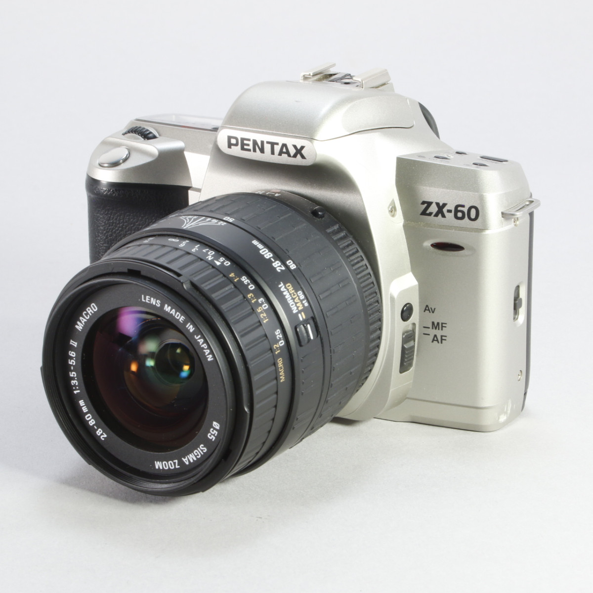 Pentax ZX-60 Camera with Pentax 28-80mm f3.5-5.6 II Macro Lens