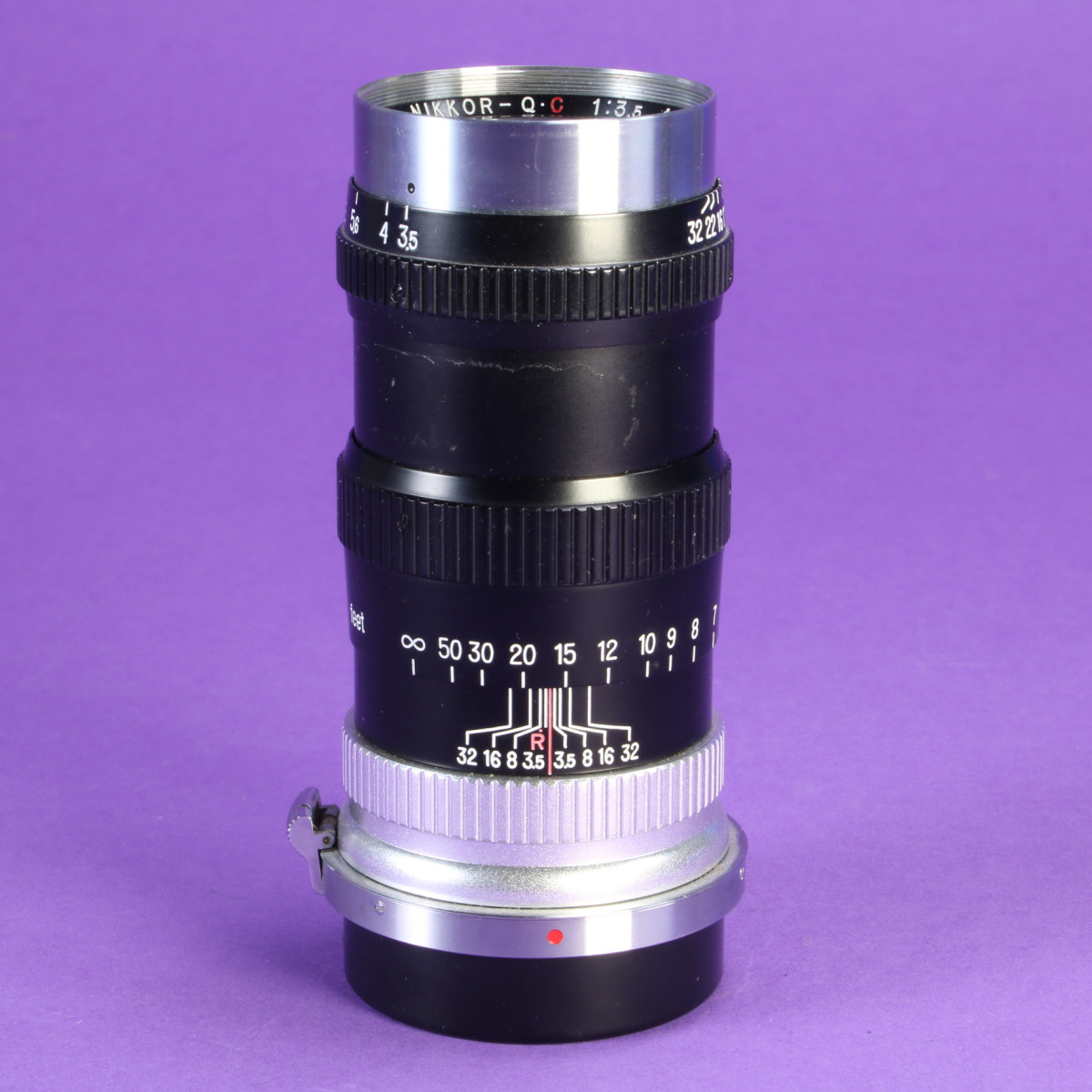 Nikon 13.5cm f3.5 Nikkor-Q.C Lens for Nikon S | Blue Moon Camera Nikon 13.5cm f3.5 Nikkor-Q.C Lens for Nikon S | Blue Moon Camera
