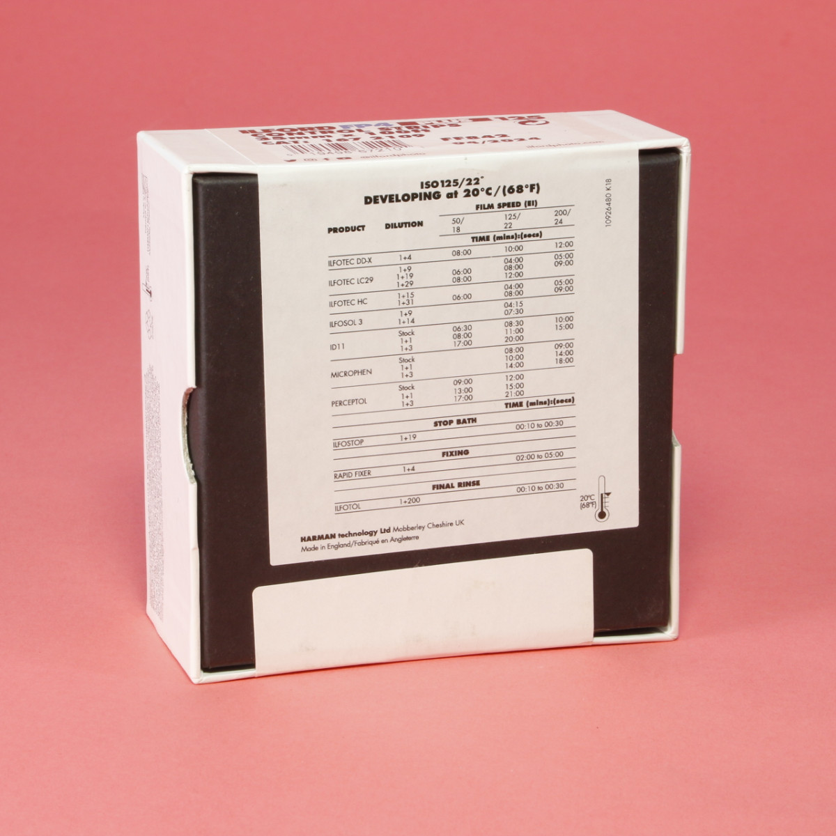 Ilford FP4 Plus Control Strips - 35mm x 100ft