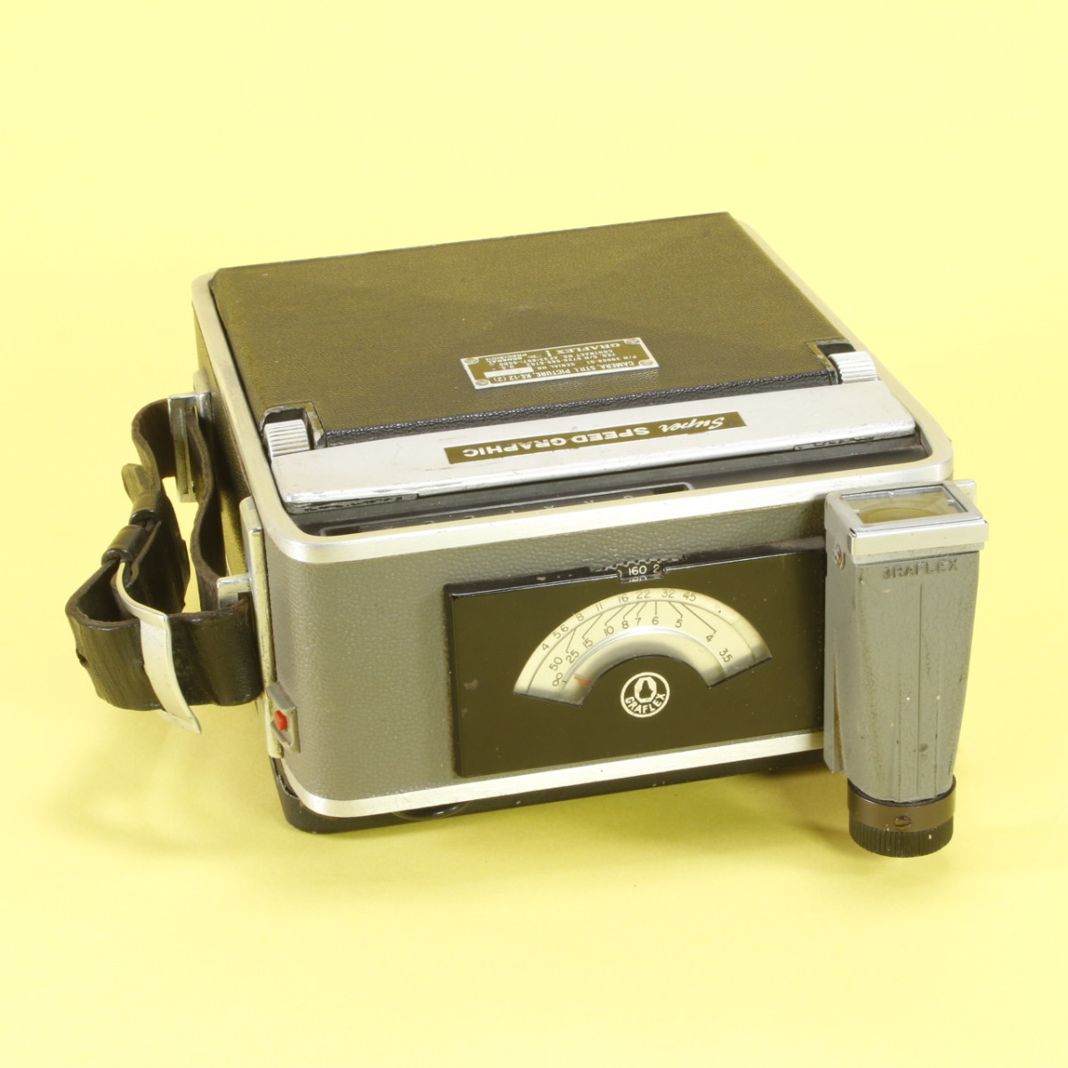 Graflex Super Speed Graphic Camera with Three Lenses