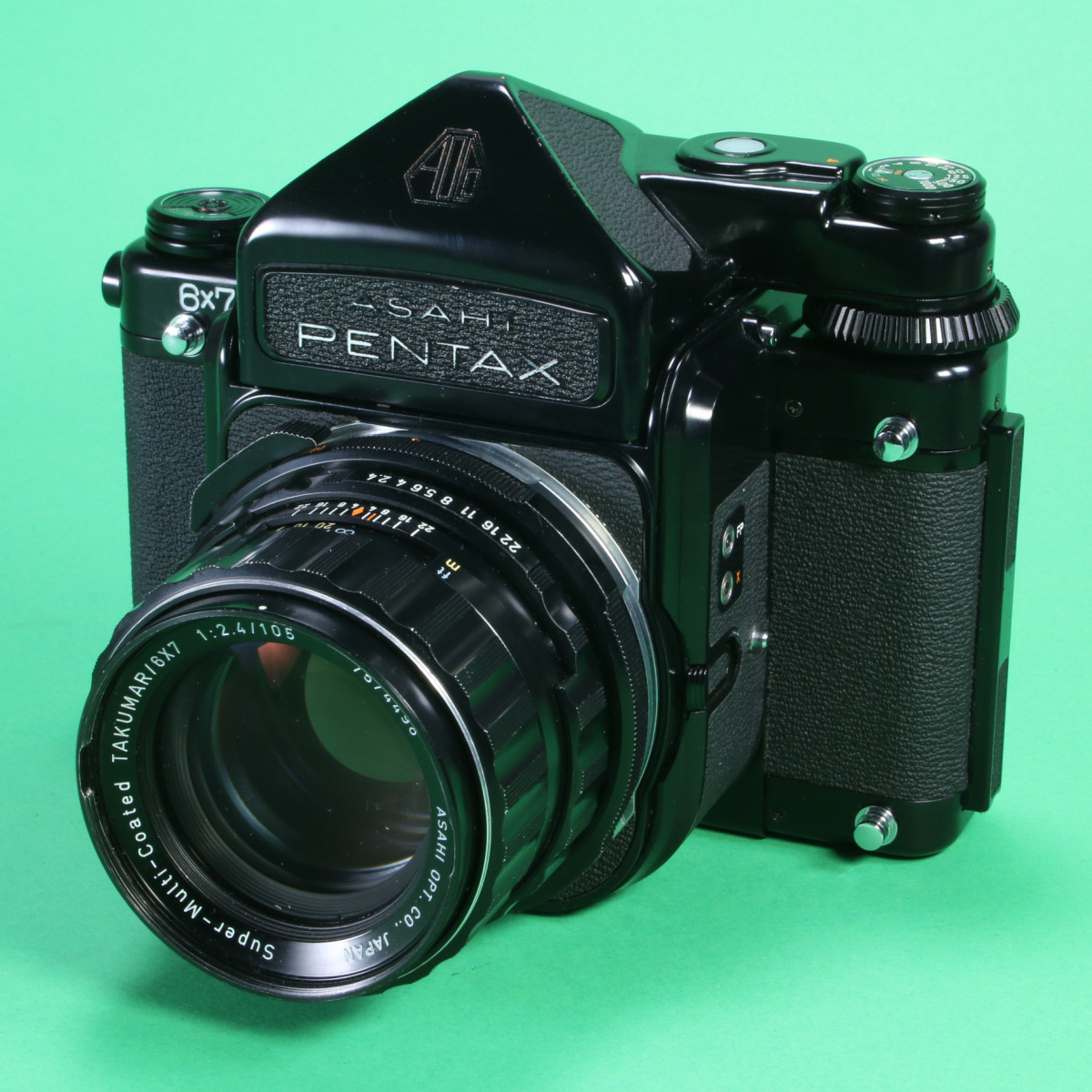 Pentax 6x7 MLU Camera with 105mm f2.4 Lens