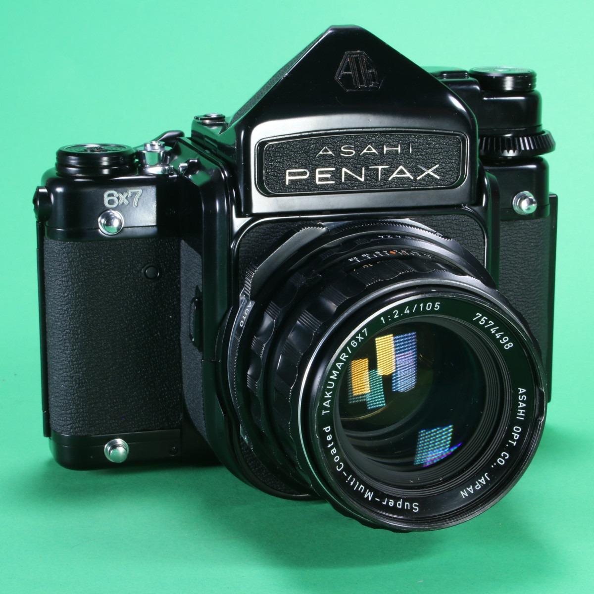Pentax 6x7 MLU Camera with 105mm f2.4 Lens