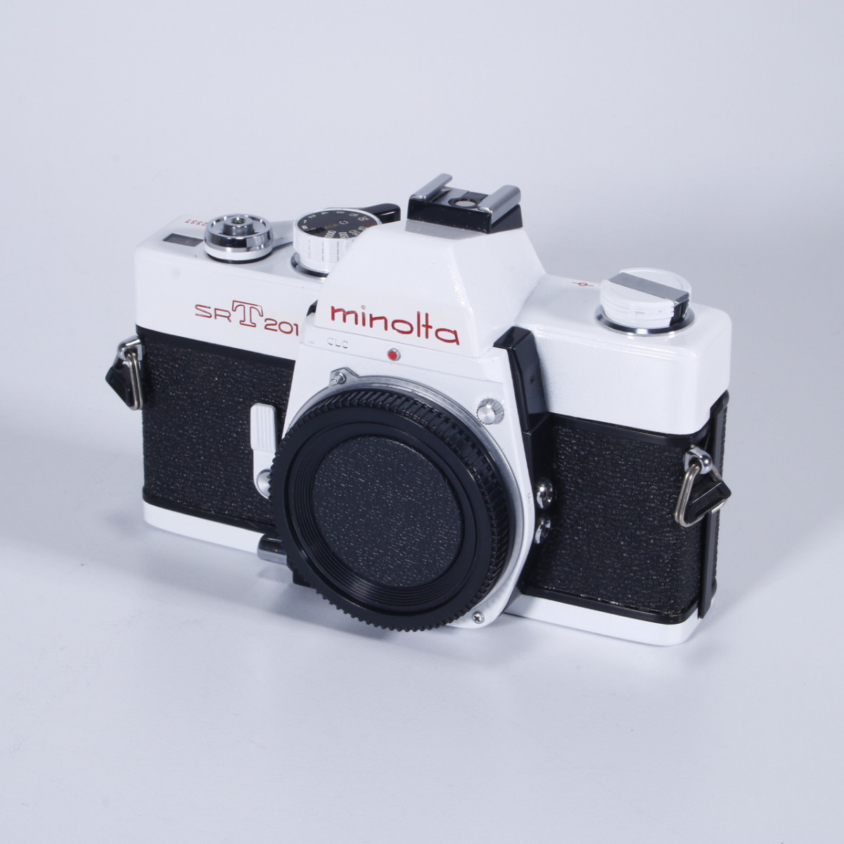 Minolta SRT 201 Camera - Refurbished (Re-coated in White)