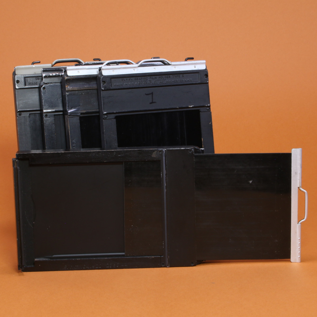 Graflex 3.25x4.25 Slotted Film Holders (5x)