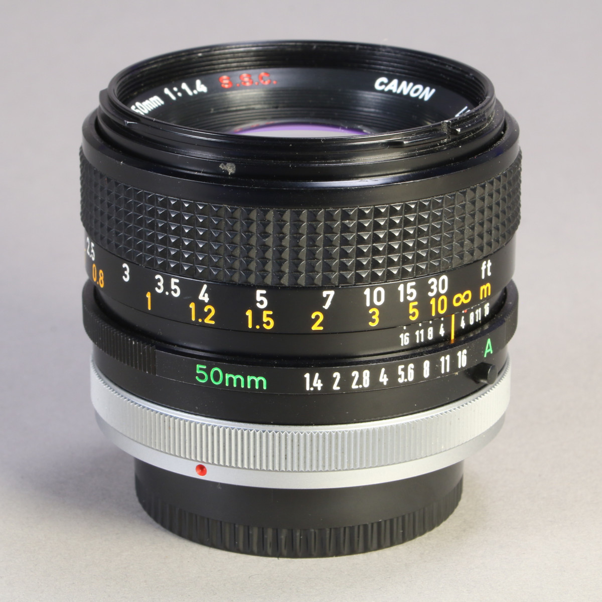 【C6529】Canon fd 50mm f1.4 s.s.c Canon 50mm f1.4 SSC Lens for FD | Blue Moon Camera
