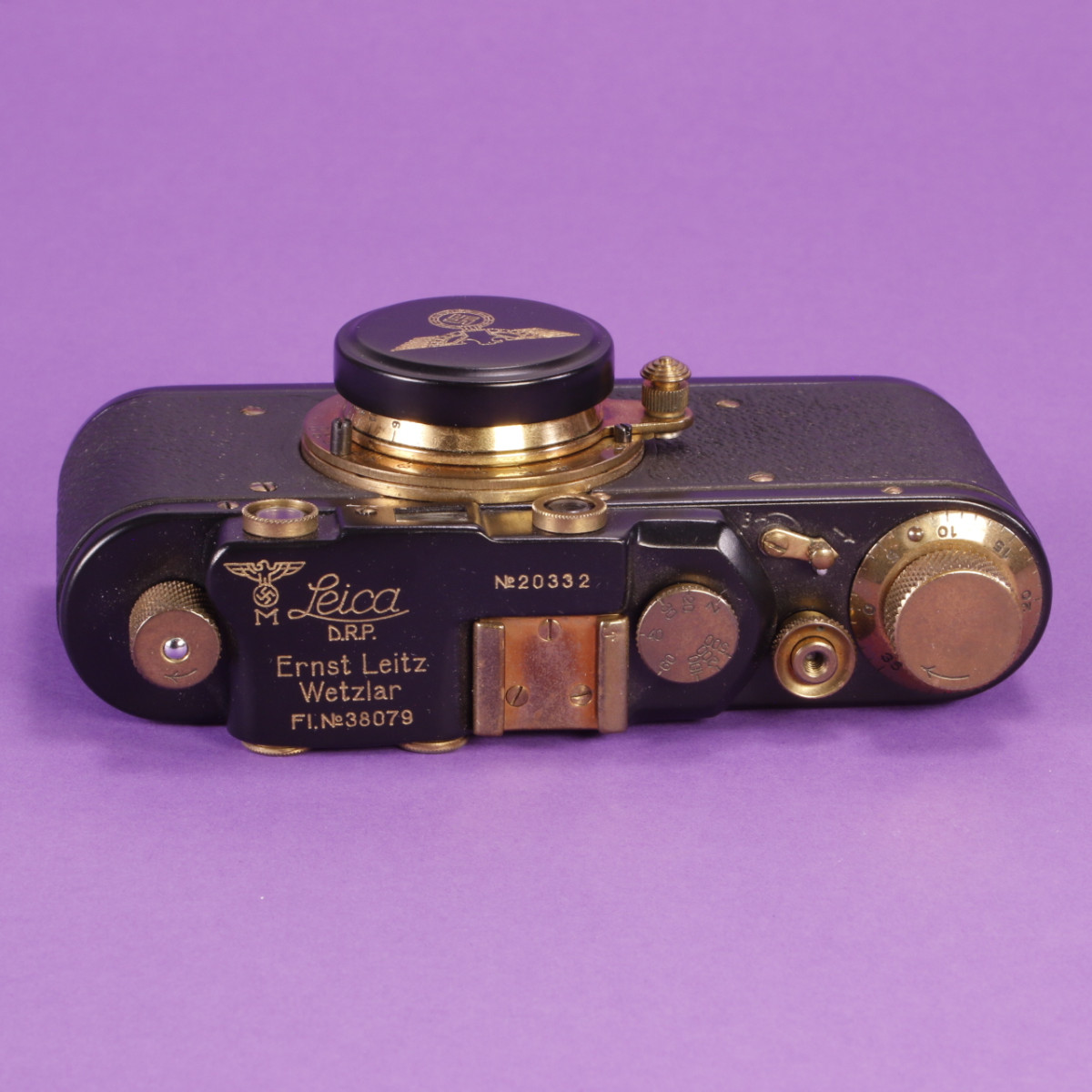 ★希少★LEICA D.R.P Ernst Leitz Wetzlar GOLD Nazi Camera | Leica D.R.P. Ernst Leitz Wetzlar Press L to vi