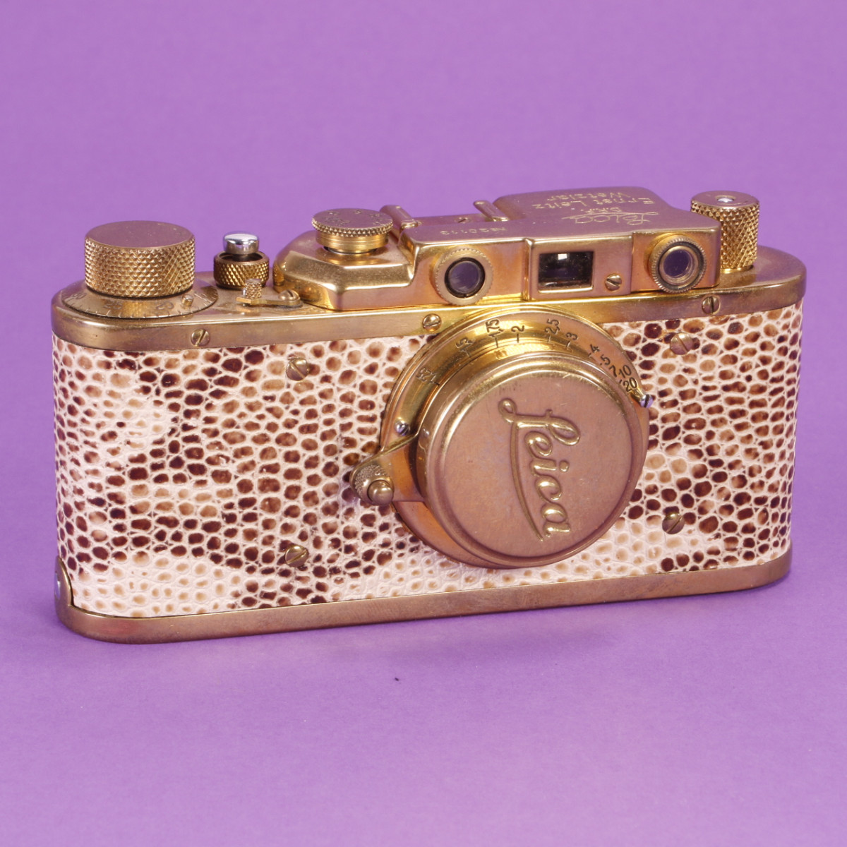 FED "Leica" Camera (Replica) with 50mm f3.5 Lens - Snakeskin