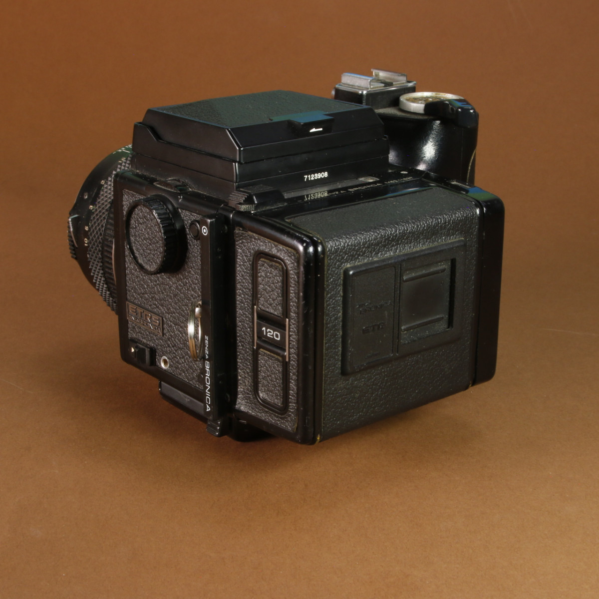 フィルムカメラ ZENZA BRONICA ETRS + ZENZANON 75mm F2.8 Bronica 75mm f/2.8 Zenzanon EII Lens Safari Green 823 for