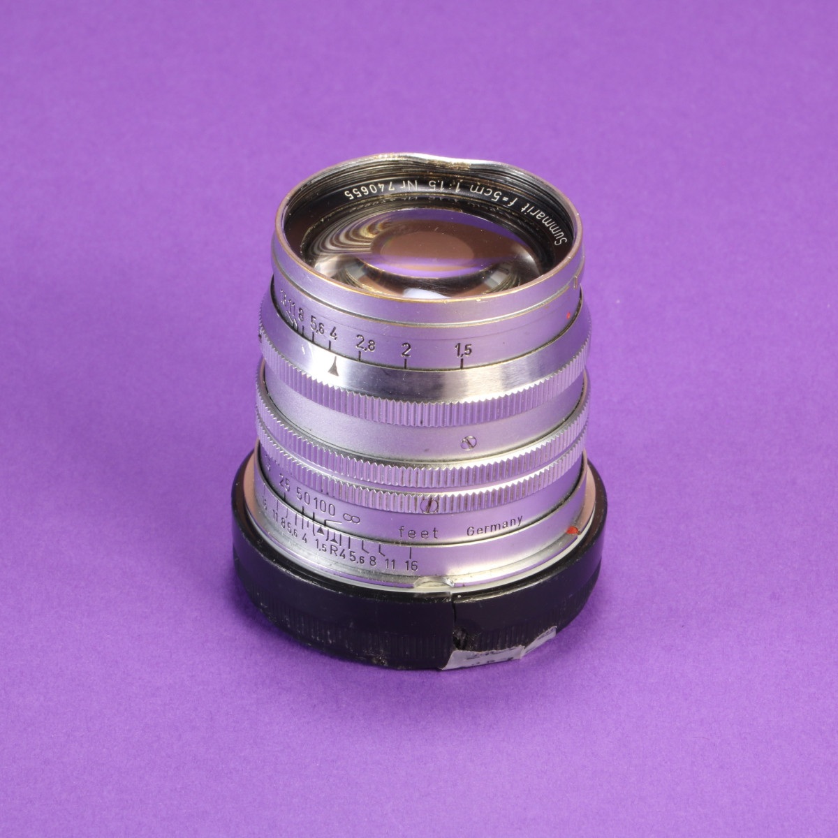 Leica 5cm f1.5 Summarit Lens for M39 with Leica M Adapter