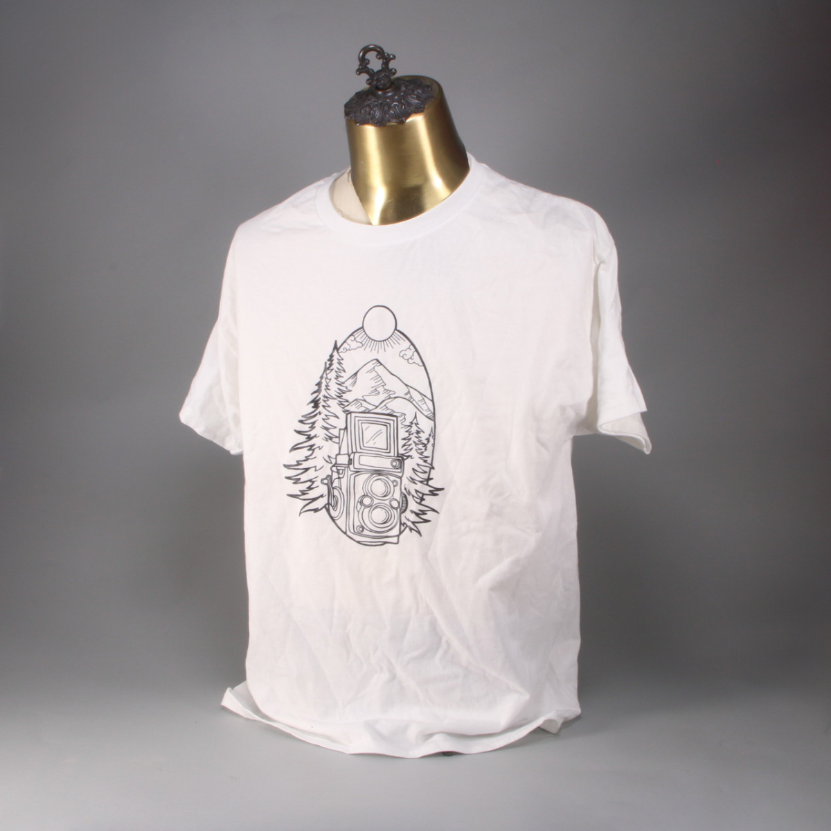 Analog Camera PNW TLR T-Shirt - White - Large