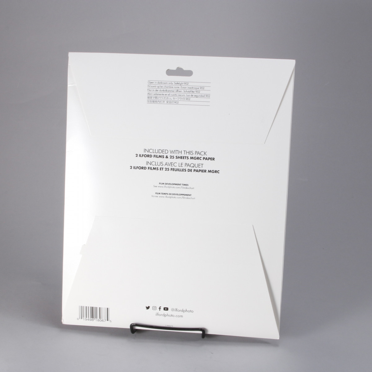 Ilford MGRC Value Pack - 25 Sheets of 8x10 Multigrade MGRC Glossy Paper with HP5+ Film