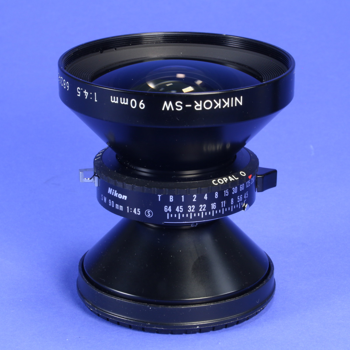 ニコン NIKKOR-SW 90mm F4.5 COPAL 0 凹みボード ?v= Nikon