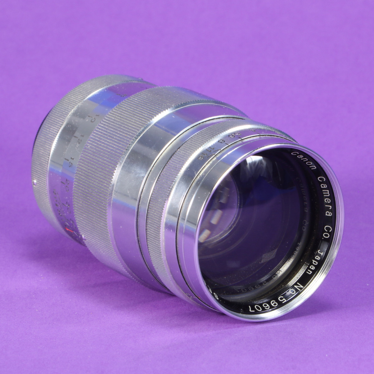 Ｃanon　P　ブラック　ポピュレール　赤エルマー　50mm　F3.5 Elmar 50mm f3.5 (L) Red Scale – FLASHBACK CAMERA