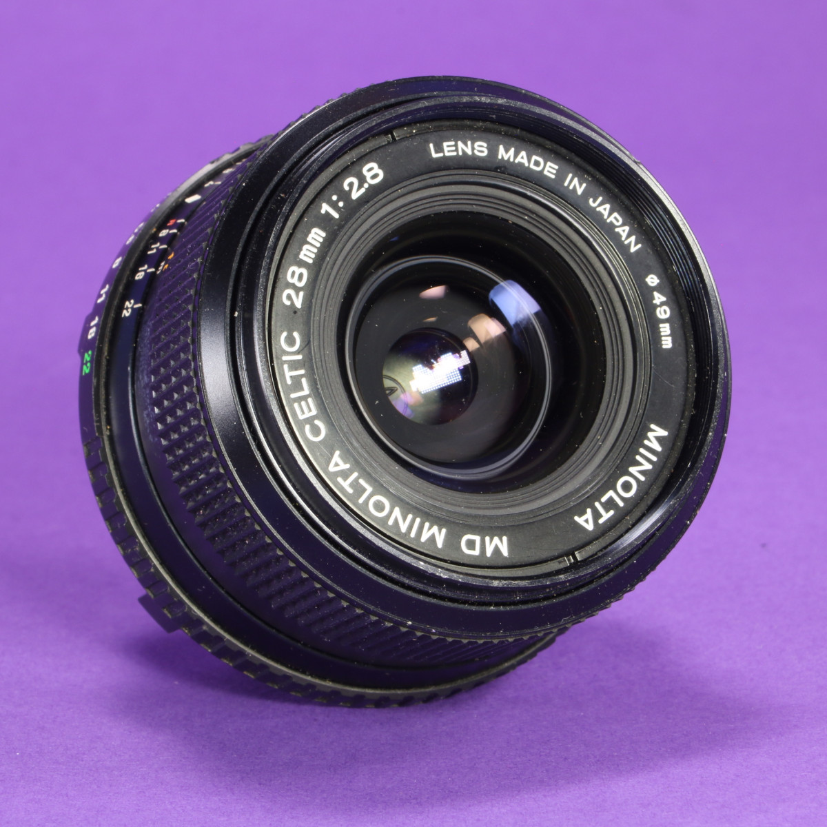 Minolta 28mm f2.8 Celtic Lens for MD