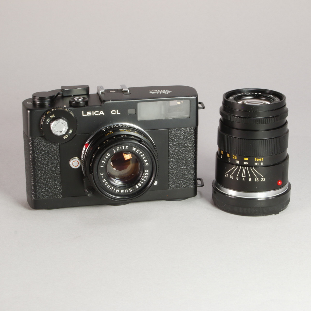 フィルムカメラ LEICA CL 50 JAHRE SUMMICRON C 1:2/40 フィルムカメラ LEICA CL 50 JAHRE SUMMICRON C 1:2/40 Summicron-C