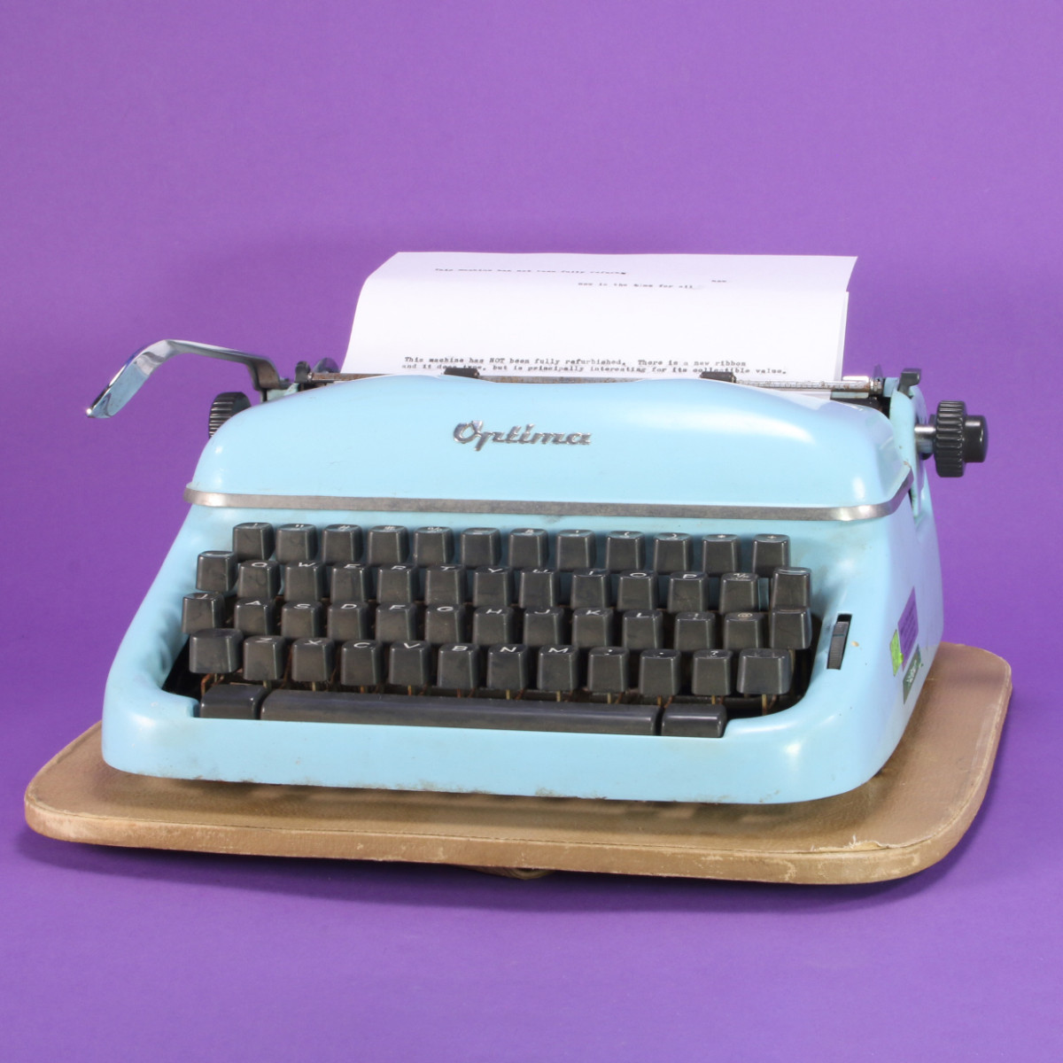 Optima Super Portable Typewriter
