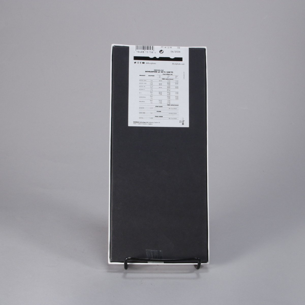 Ilford FP4+ 4x10in Film - 25 sheets - ULF