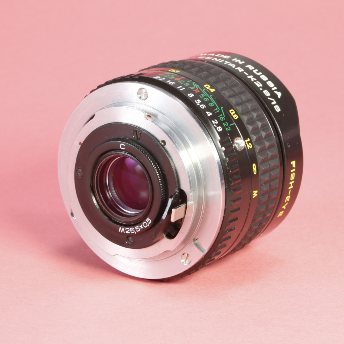 Zenit 16mm f2.8 Zenitar Fish-eye Lens for Pentax K