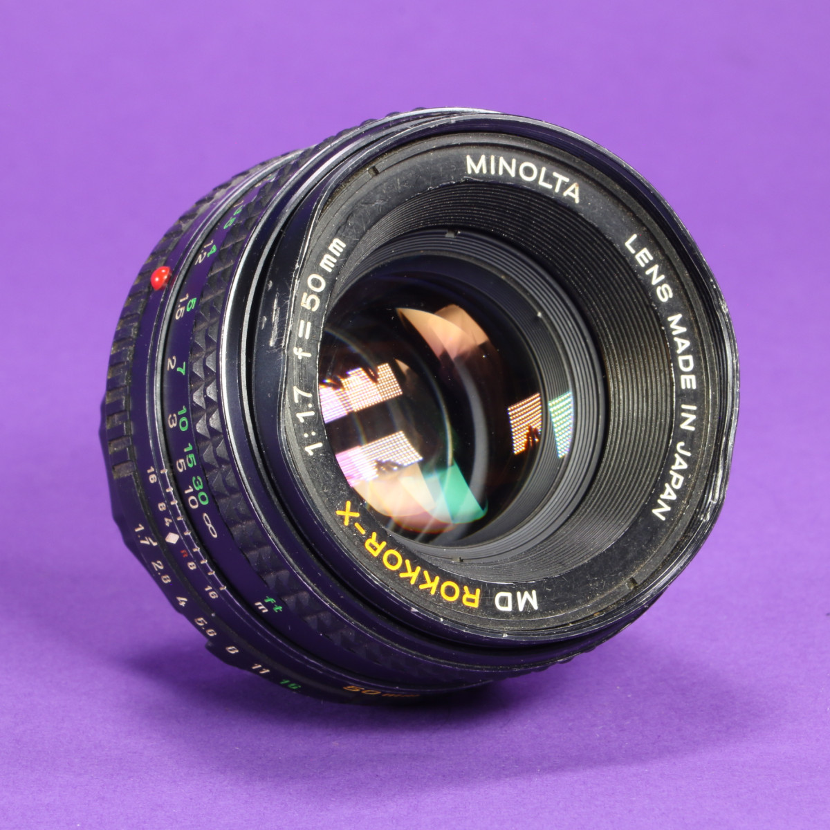Minolta 50mm f1.7 Rokkor-X Lens for MD