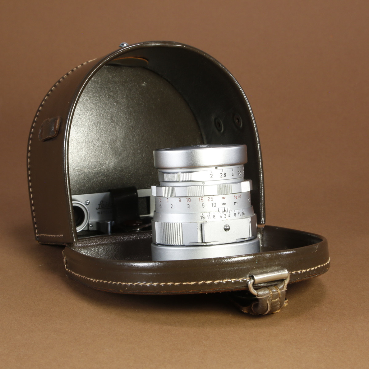 Leica 50mm f2 Summicron Dual Range 11918 Lens with Goggles for Leica M (As-Is)