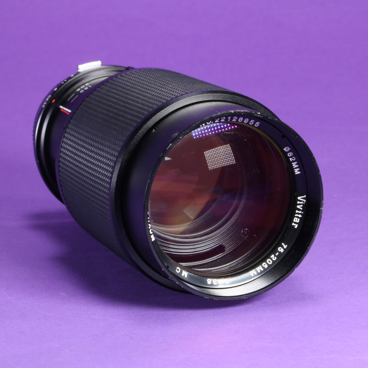 Vivitar 75-205mm f3.8 MC Macro Focusing Zoom Lens for Olympus OM