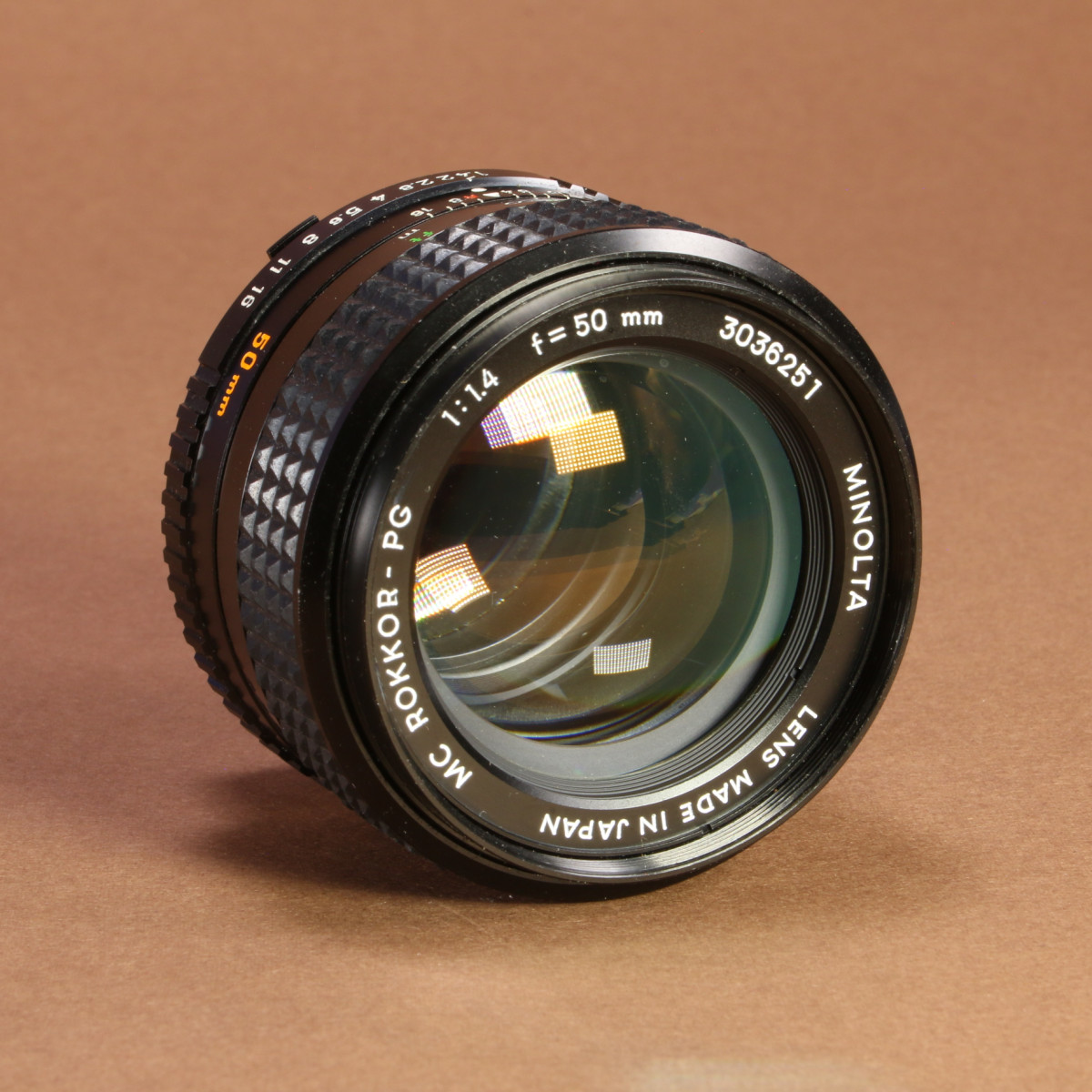 Minolta 50mm f1.4 Rokkor-PG Lens for MC