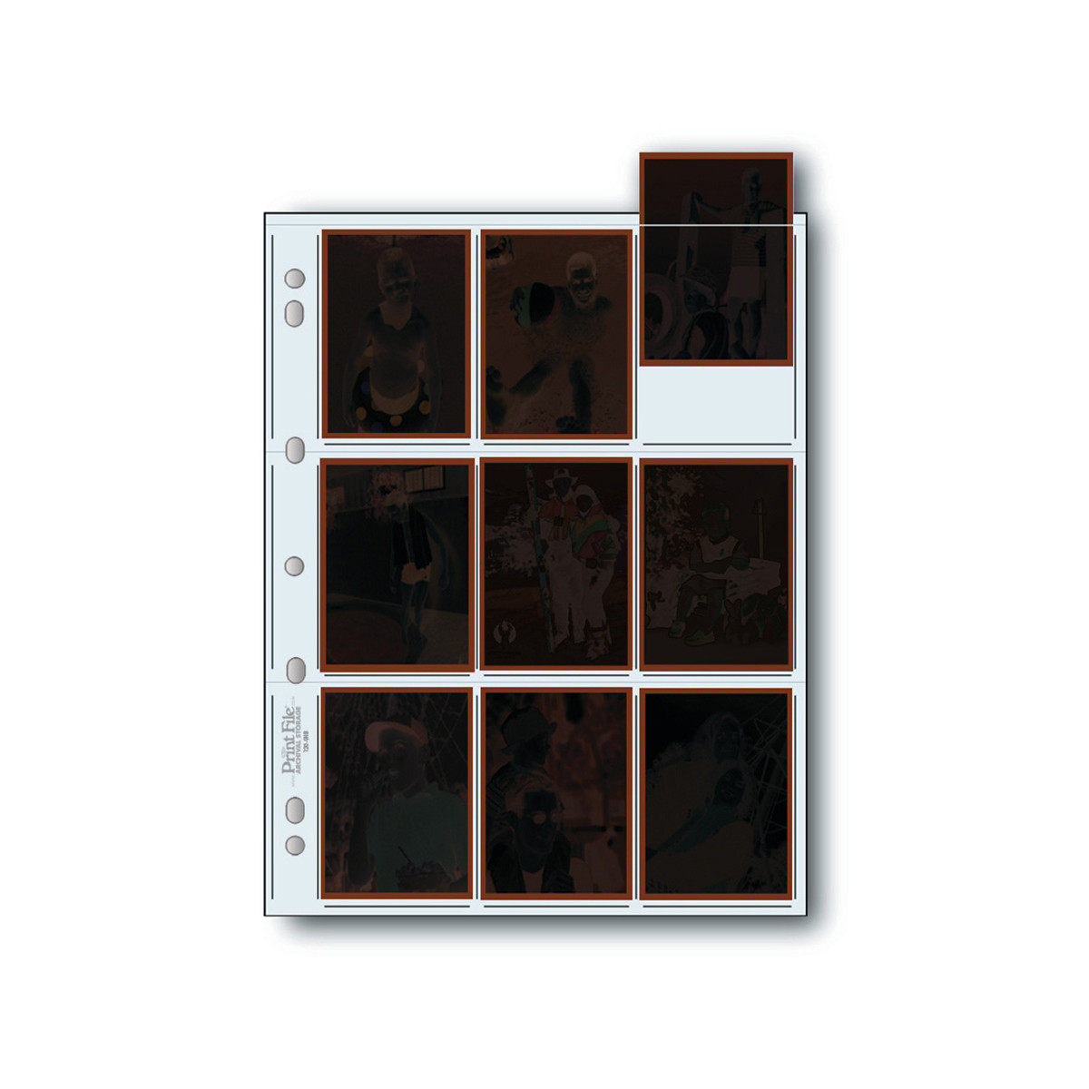 Print File 120-9HB 120 Negative Preserver Pages - 25 sheets
