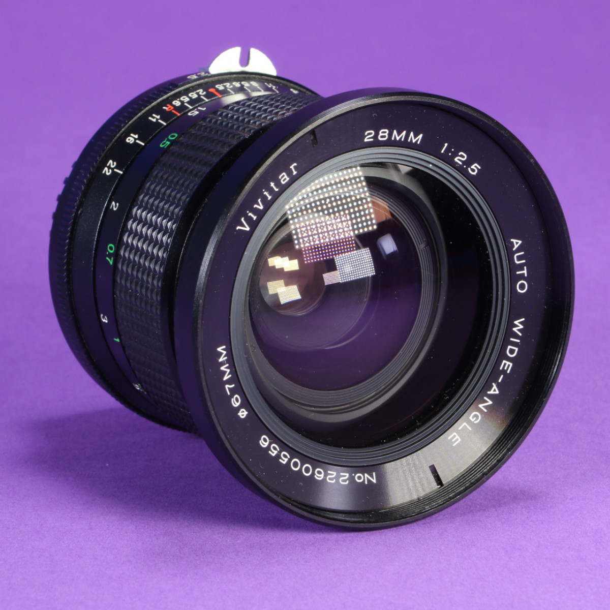 Vivitar 28mm f2.5 Auto Wide-Angle Lens for Nikon Non-AI