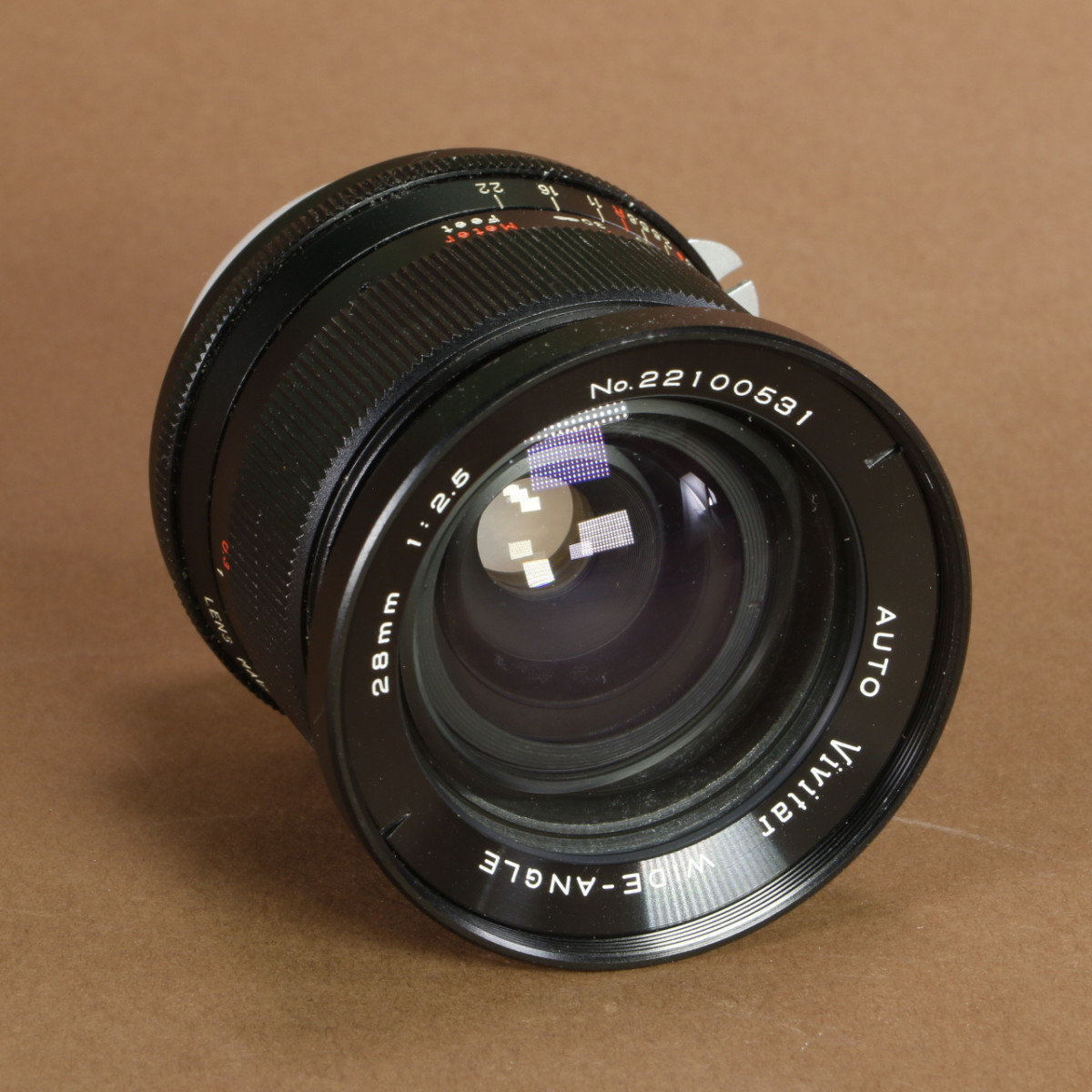 Vivitar 28mm f2.5 Auto Wide-Angle Lens for Nikon Non-AI