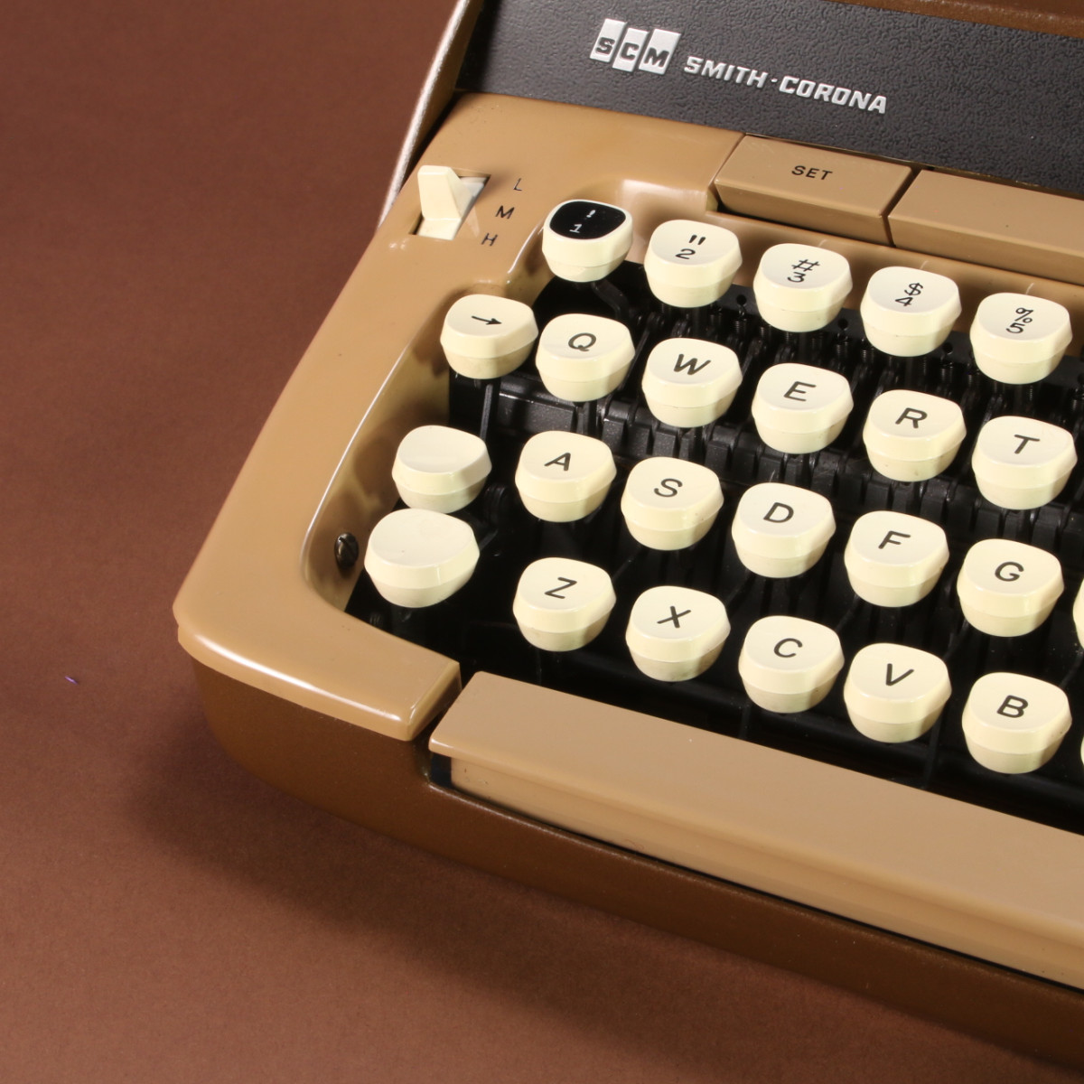 Smith Corona Galaxie 12 Portable Typewriter with Extended Carriage - Refurbished