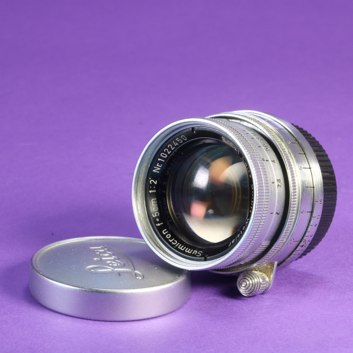 Leica 50mm f2 Summicron (Collapsible) Lens for M39