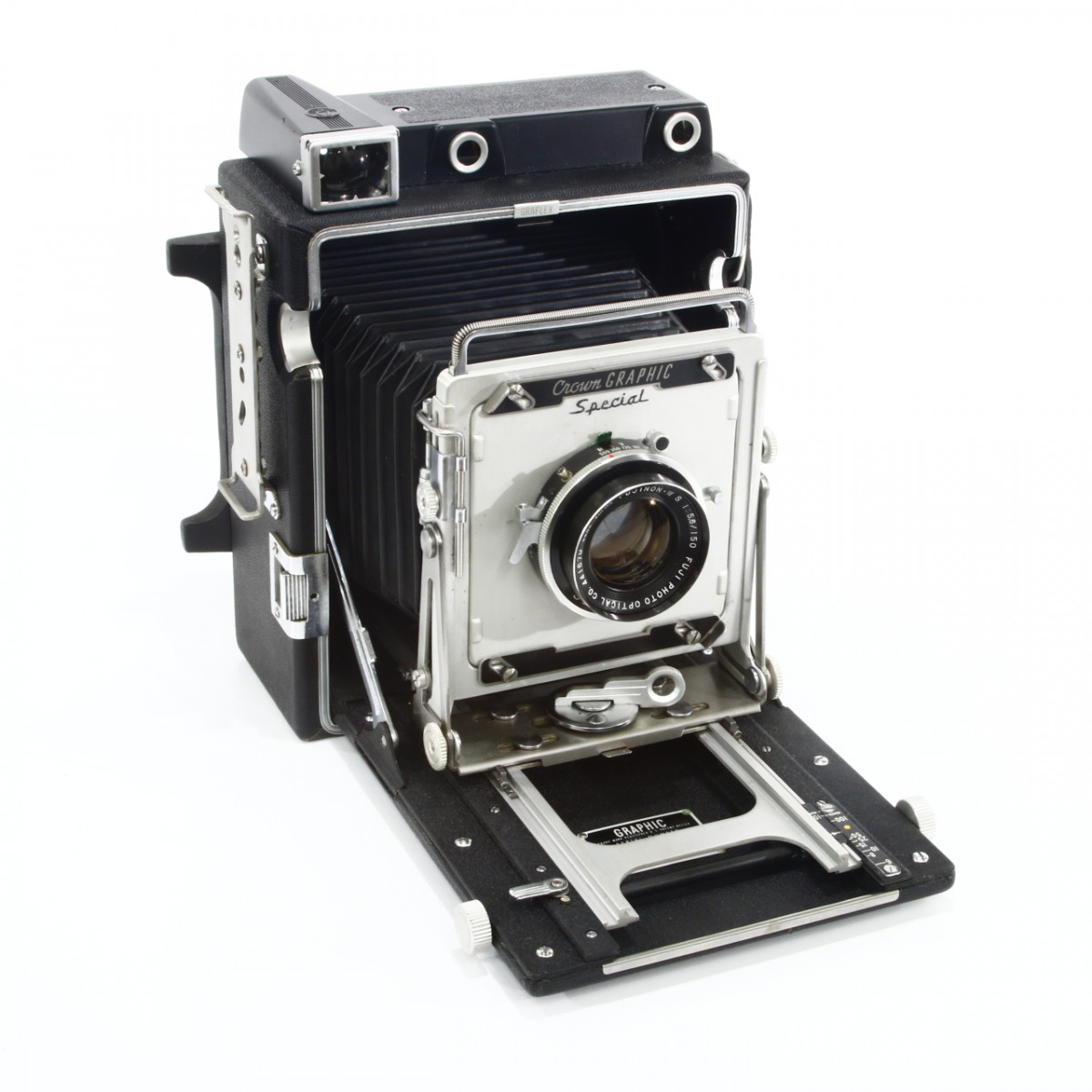 Graflex Crown Graphic Special 4x5 Camera with 150mm f5.6 Fujinon Lens - Refurbished