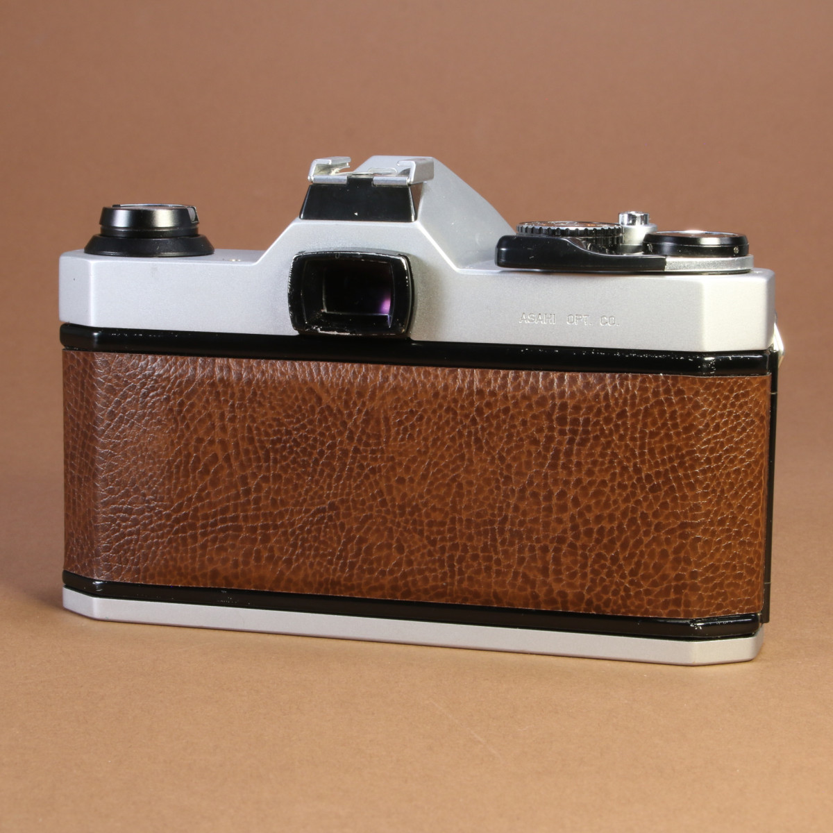 Pentax K1000 Camera - Refurbished (Re-Skinned in Brown Leather)