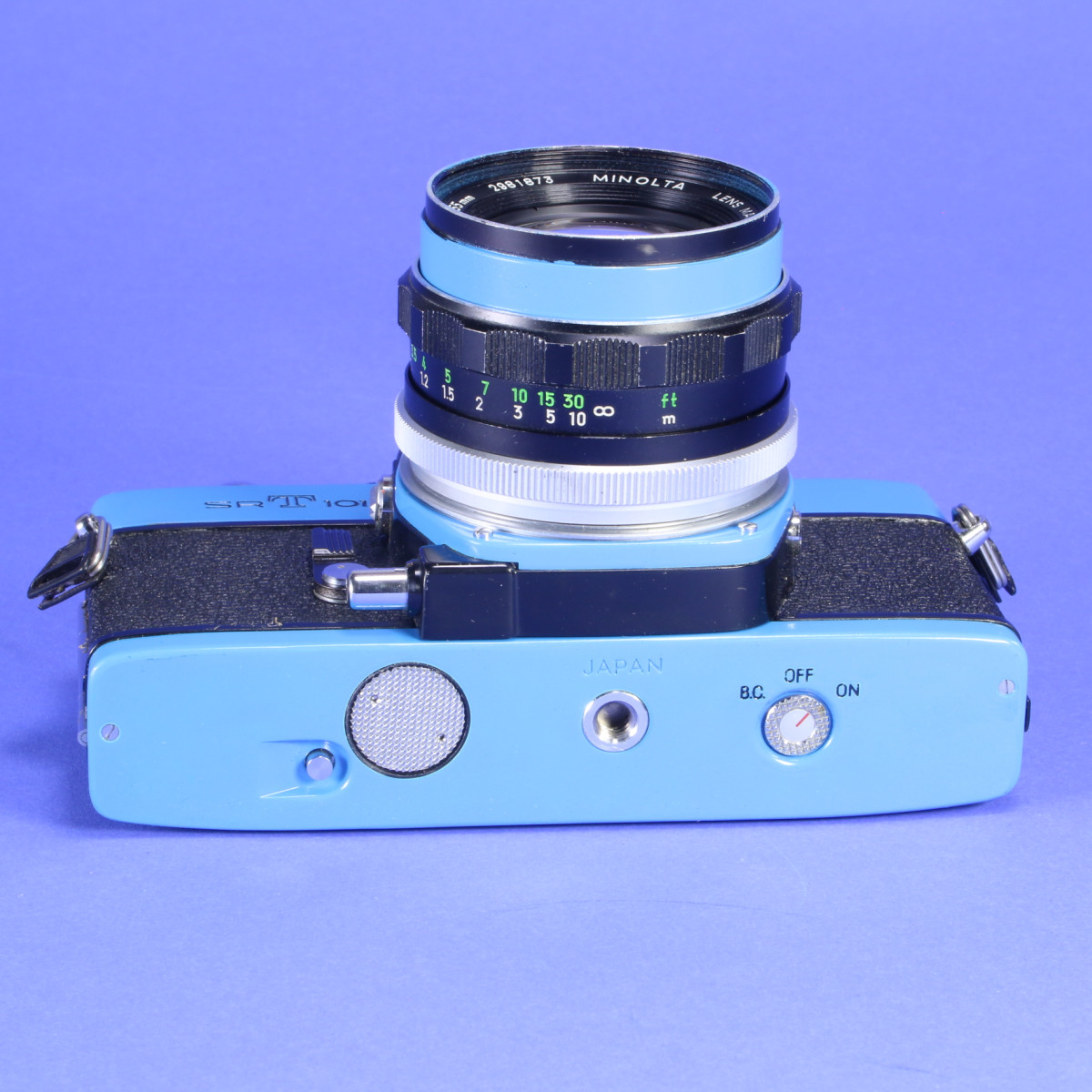 ミノルタ minolta SRT101 55mm f1.7 Minolta SRT 101 camera body w/ 55mm f1.7 lens - The Photo Center