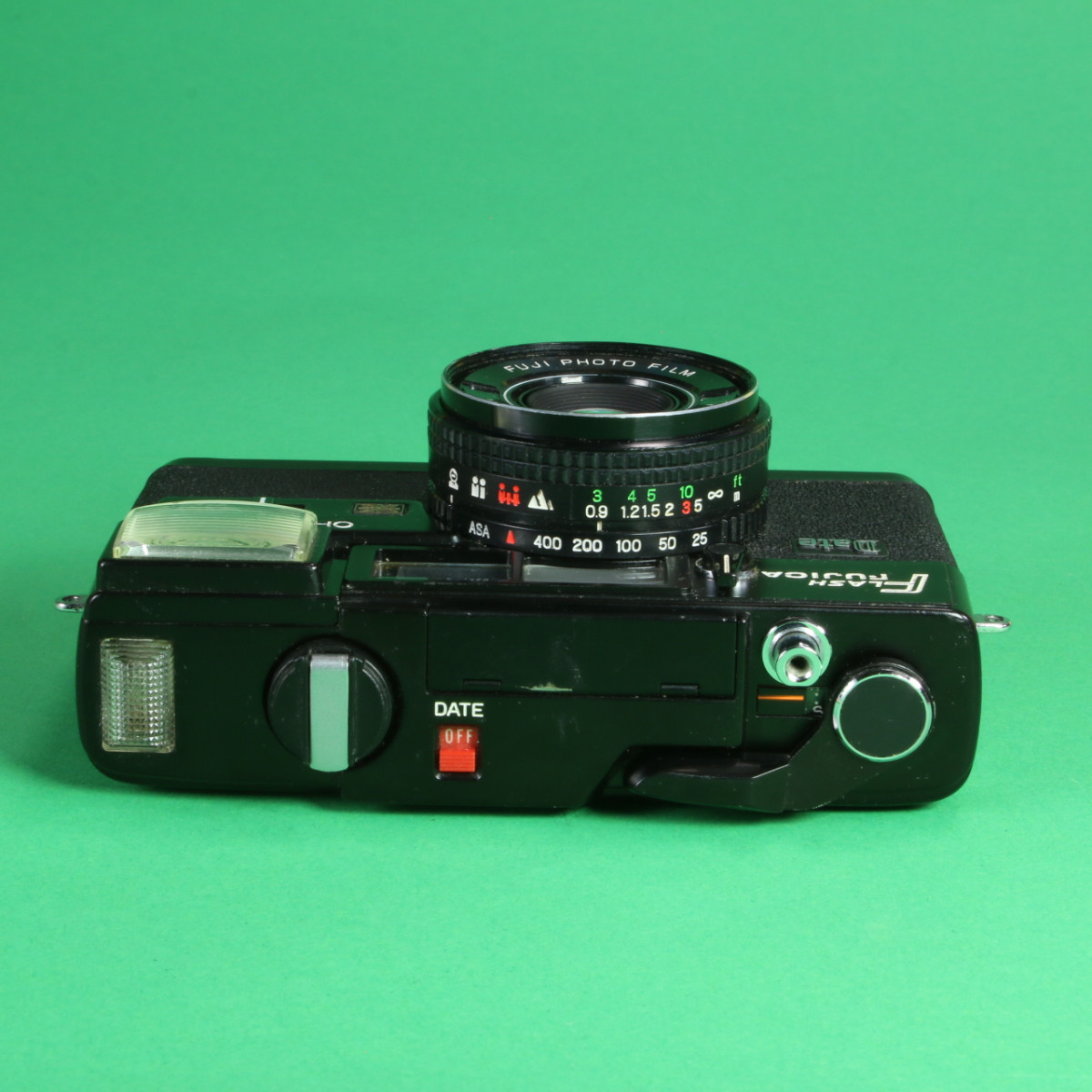 フィルムカメラ FUJICA FLASH FUJICA DATE F0724-2e p フラッシュフジカ FLASH FUJICA DATE レトロ フィルムカメラ