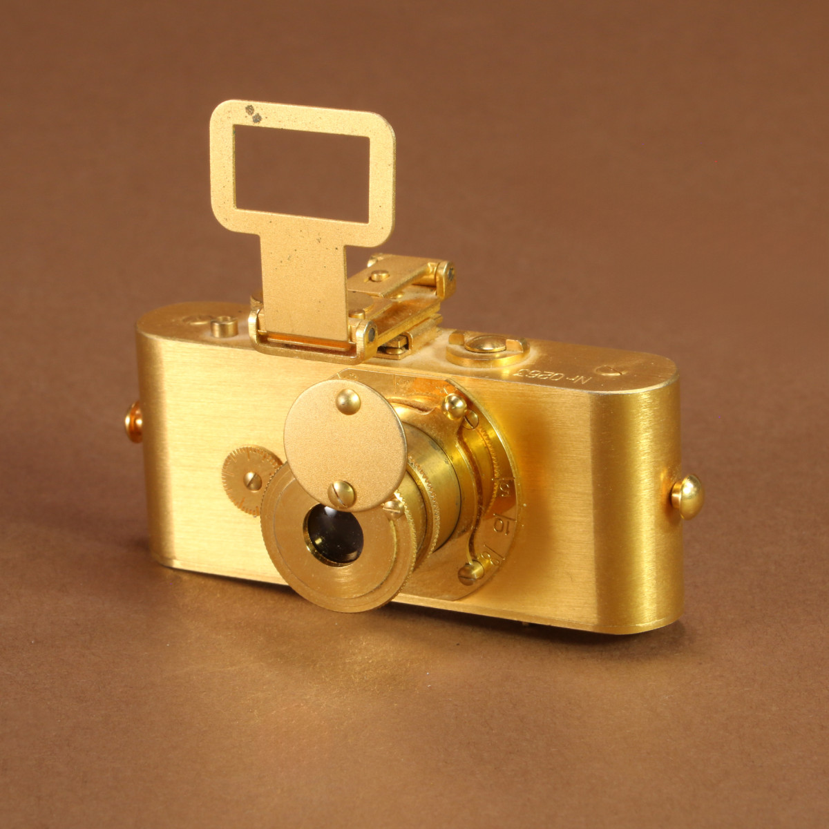 Eurofoto Ur-Leica 1:2 Miniature Replica 24k Gold