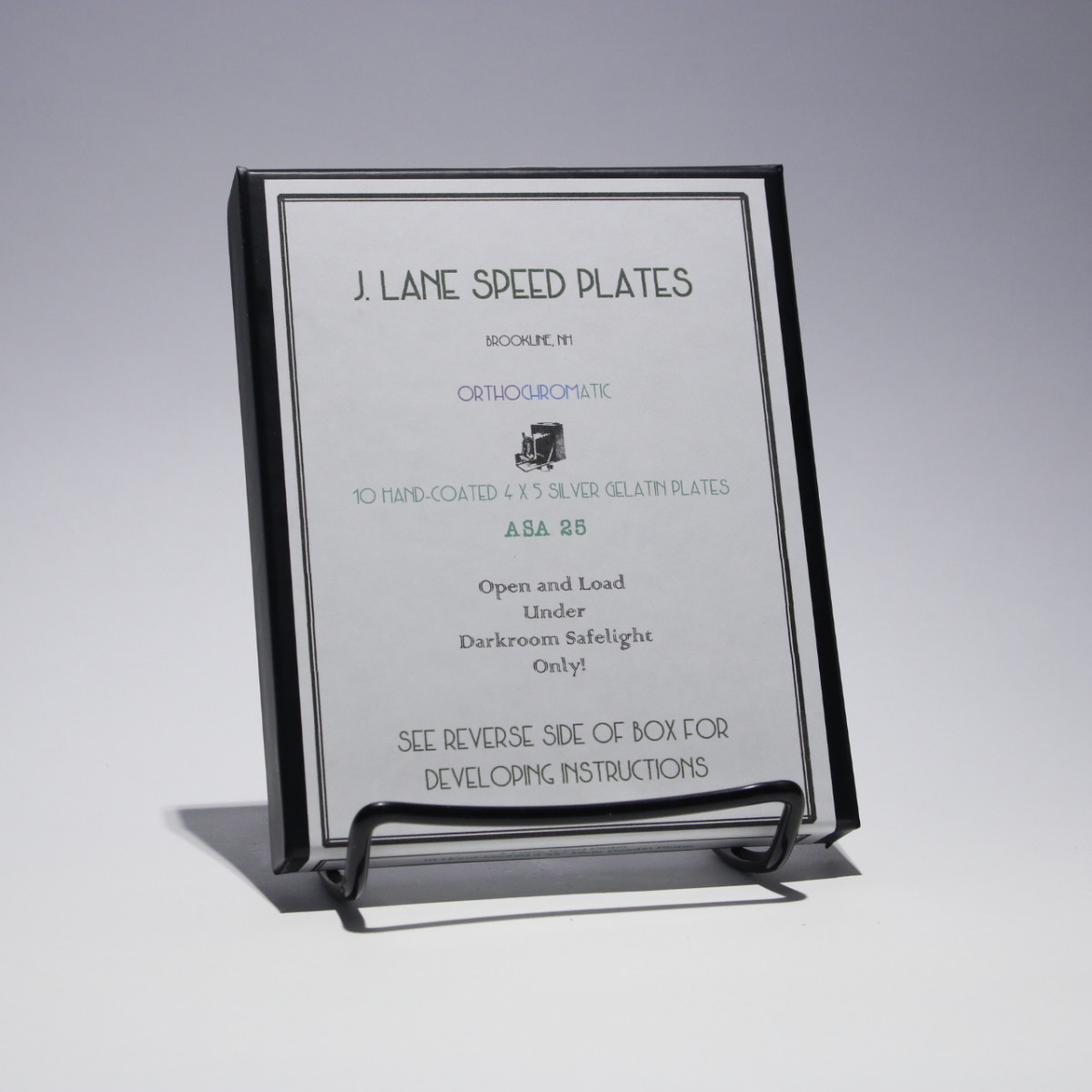 NLA - J. Lane Speed Plate 4x5 - Box of 10 plates