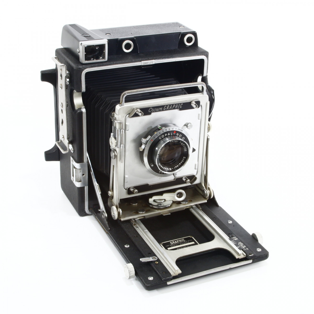 Graflex Crown Graphic Special 4x5 Camera with 135mm f4.7 Xenar Lens - Refurbished