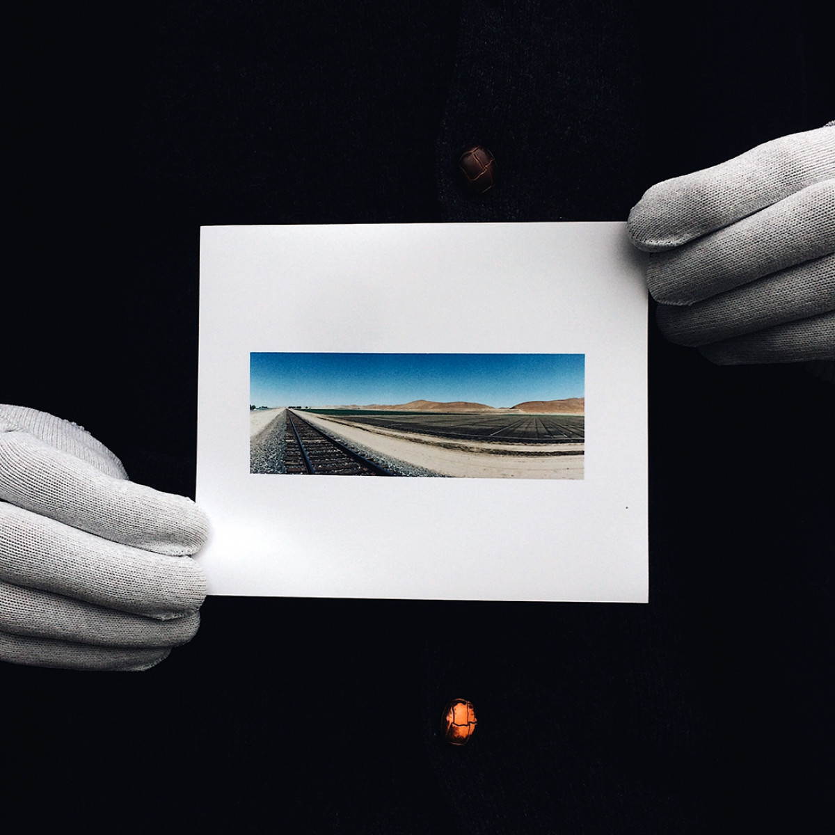 Print from Panoramic negative, at time of developing