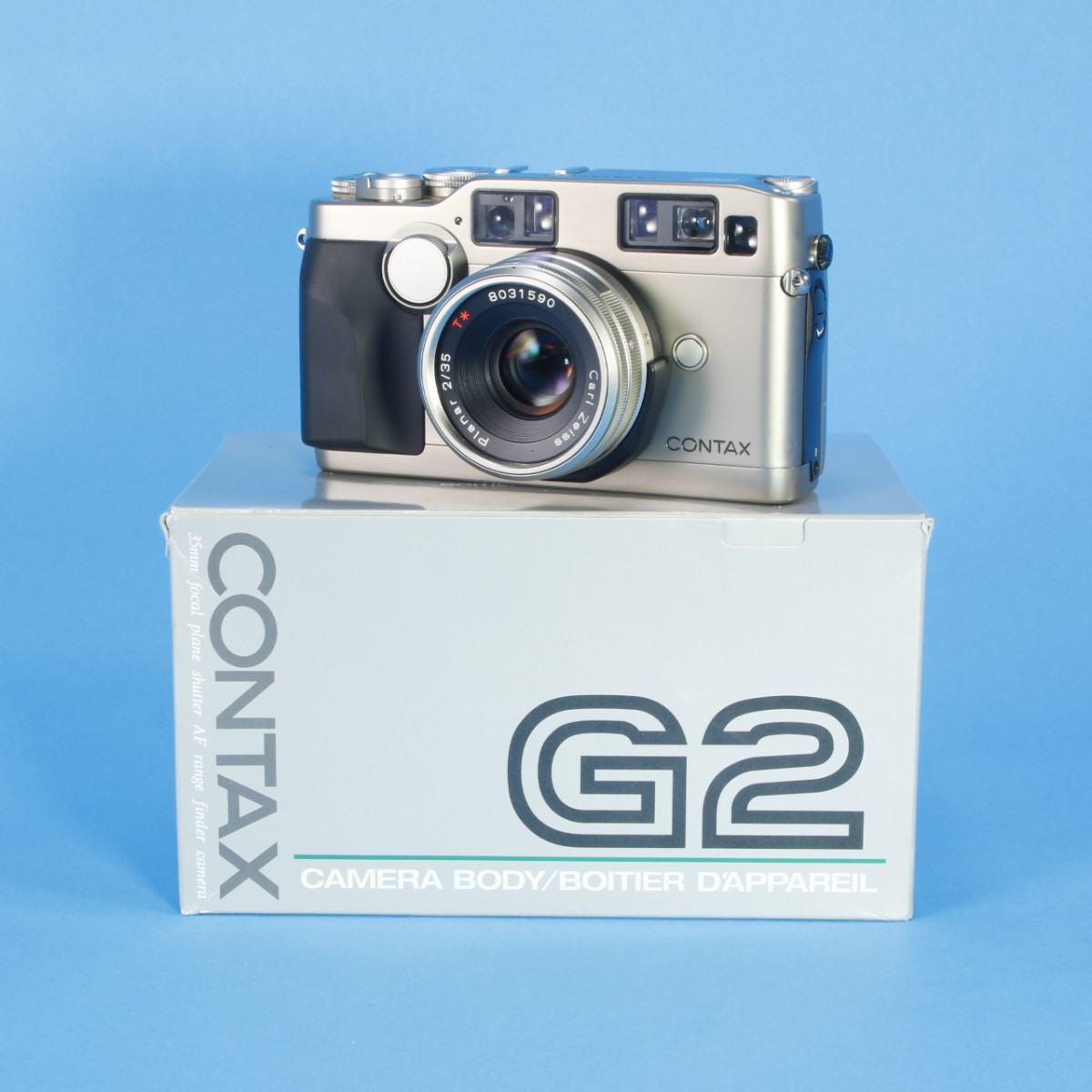 Shop : Buy Contax G2 Camera Boxed Kit With Four Lenses No
