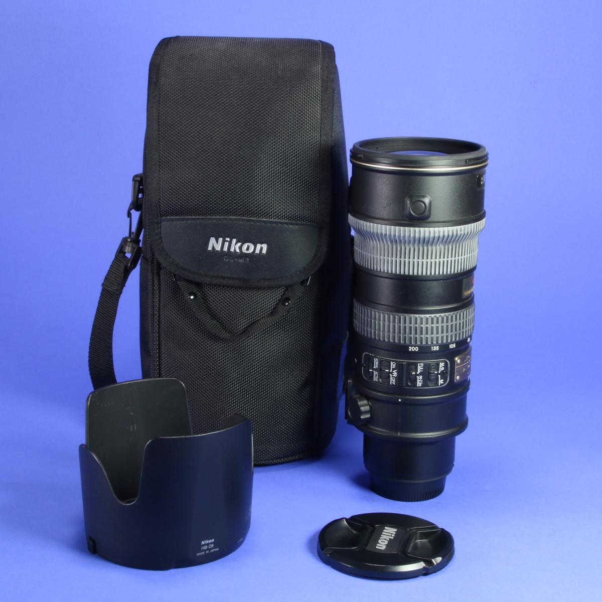 Nikon 70-200mm f2.8 G ED AF-S VR Nikkor Lens for Nikon AF