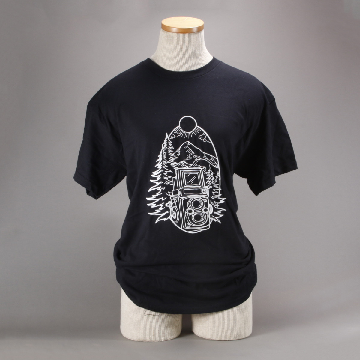 Analog Camera PNW TLR T-Shirt - Black - Medium