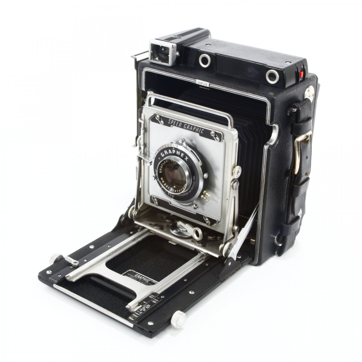 【ジャンク品】Graflex Speed graphic 中判カメラ Graflex Super Speed Graphic 4x5 w/ Optar 135mm f4.5 - Camera