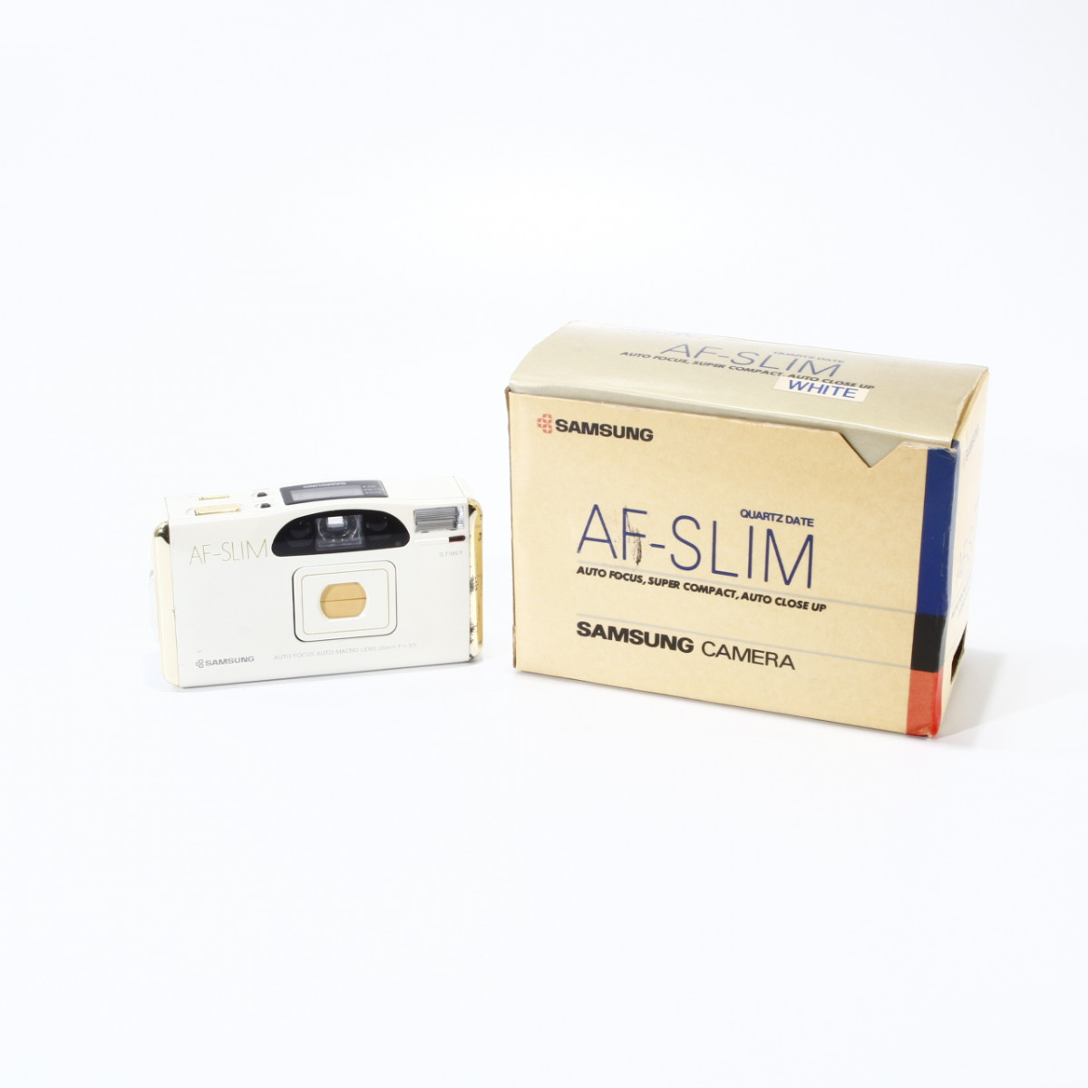 Samsung AF-Slim Camera - White Edition | Blue Moon Camera