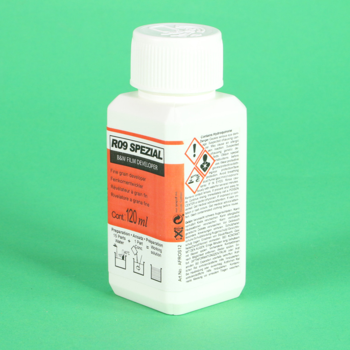 Compard R09 Spezial Black and White Film Developer - 120ml