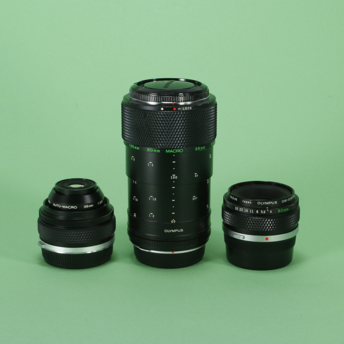 Olympus Telescopic Auto Tube 65-116 with Two Macro Lenses for OM