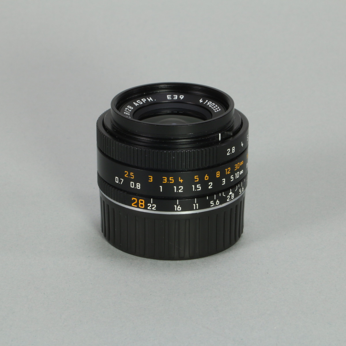 Leica 28mm f2.8 Elmarit-M Asph Lens 6-Bit 11606 Black for