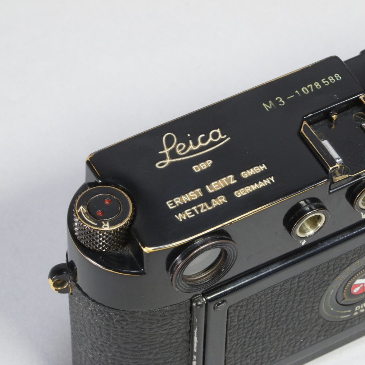Leica M3 Single Stroke Black Paint Camera